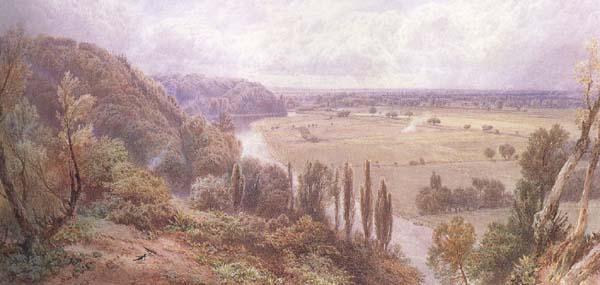 Myles Birket Foster,RWS The Thames from Cliveden (mk46) Germany oil painting art
